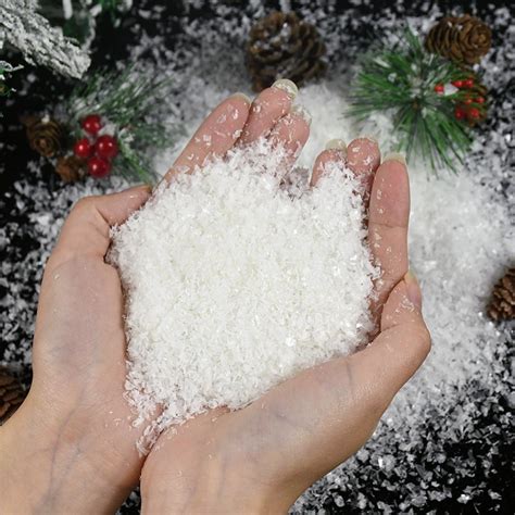 fake snow bags|faux snow for christmas trees.